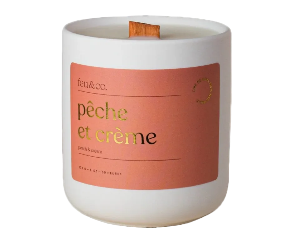 Feu & Co - Pêches et crème